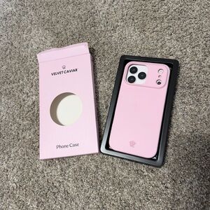 Velvet Caviar Blush Pink Phone Case
